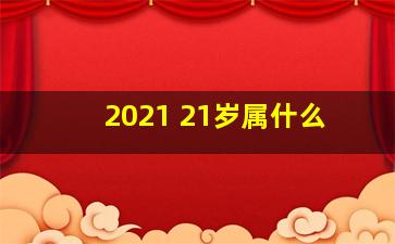 2021 21岁属什么